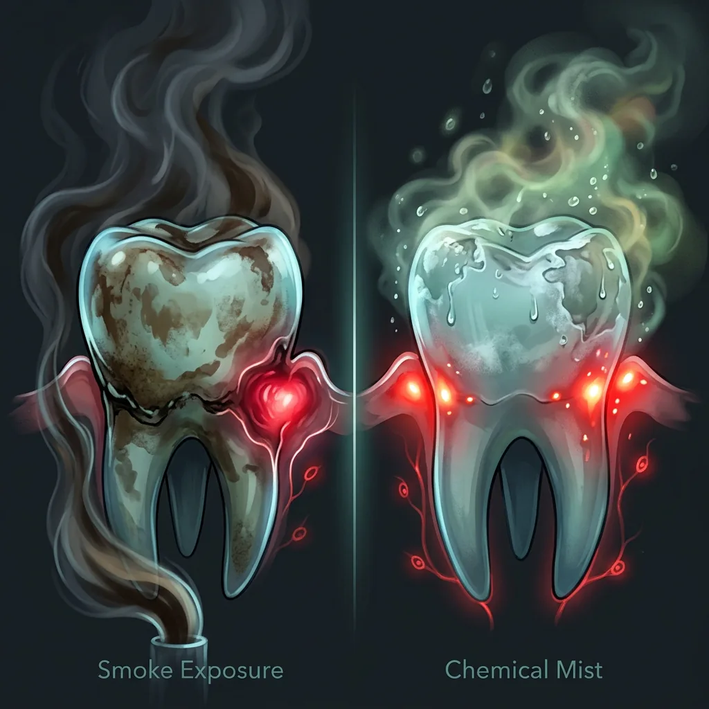 전자담배 vs 연초: 잇몸을 파괴하는 숨겨진 위험